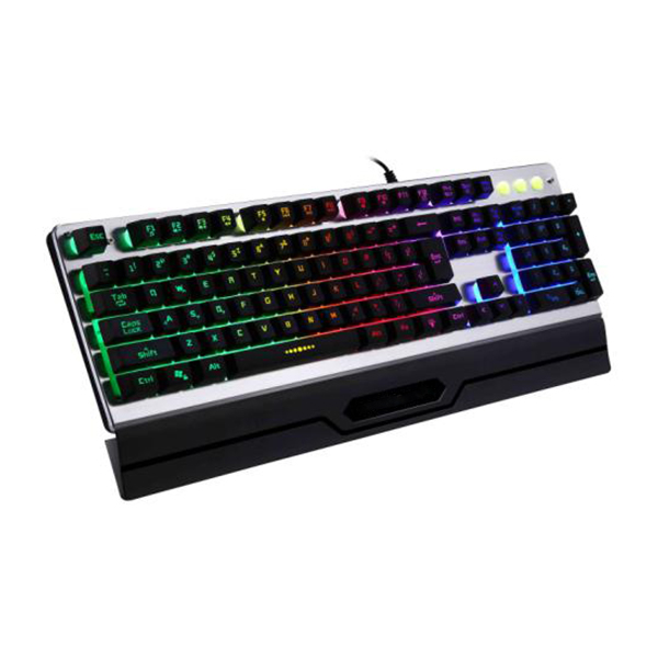 Gaming keyboard with tray