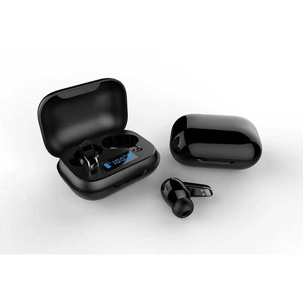 TWS earphone with LED screen