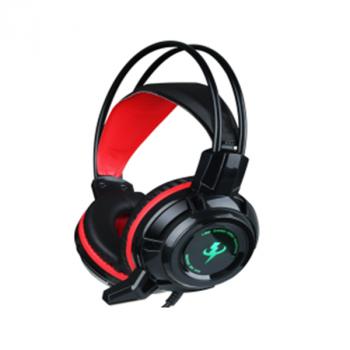 Gaming headset with lights with microphone