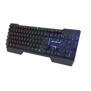 Gaming keyboard with lights